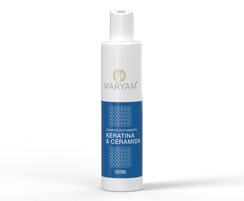 Shampoo Keratina 300ml / Repolarizador y Anti Rotura Capilar